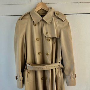 Burberry Vintage Classic Camel Trench Coat